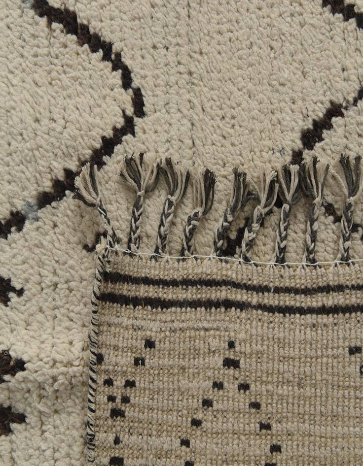 Detail image of 10' 2 x 14' 3  Hand Knotted Moroccan Wool Rug