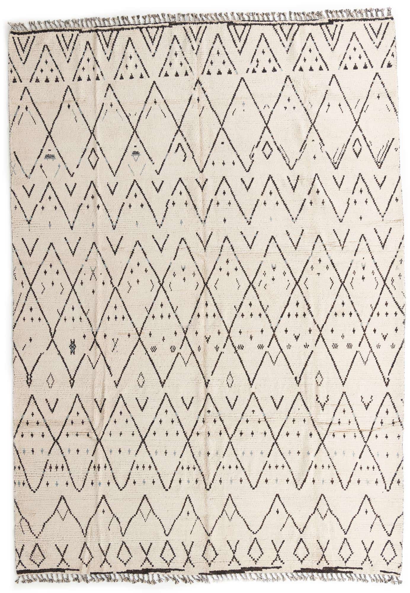 10' 2 x 14' 3 Hand Knotted Moroccan Wool Rug