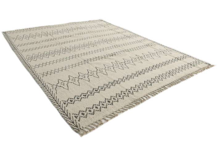 8' 3 x 10' 2 Hand Knotted Moroccan Wool Rug