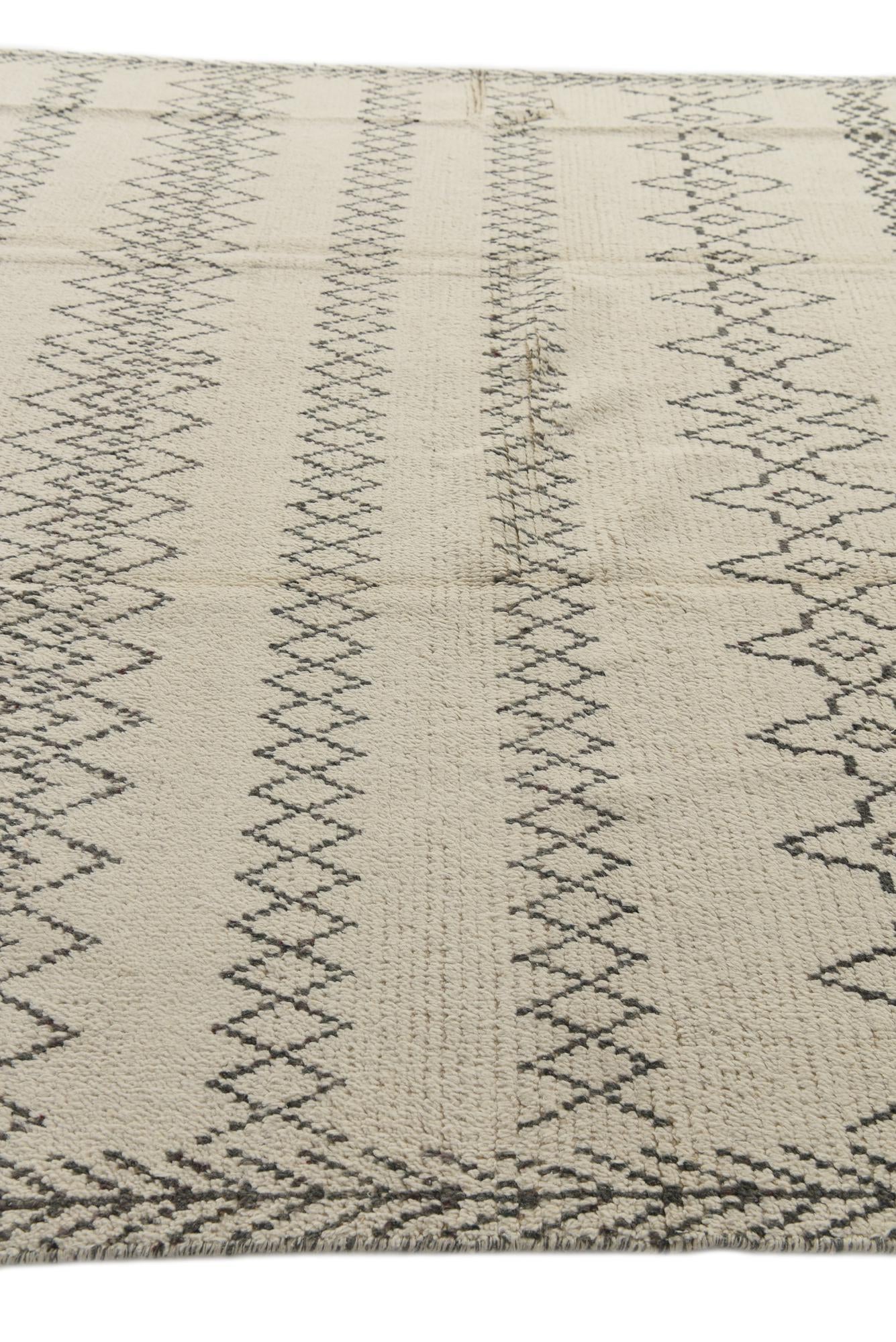8' 3 x 10' 2 Hand Knotted Moroccan Wool Rug