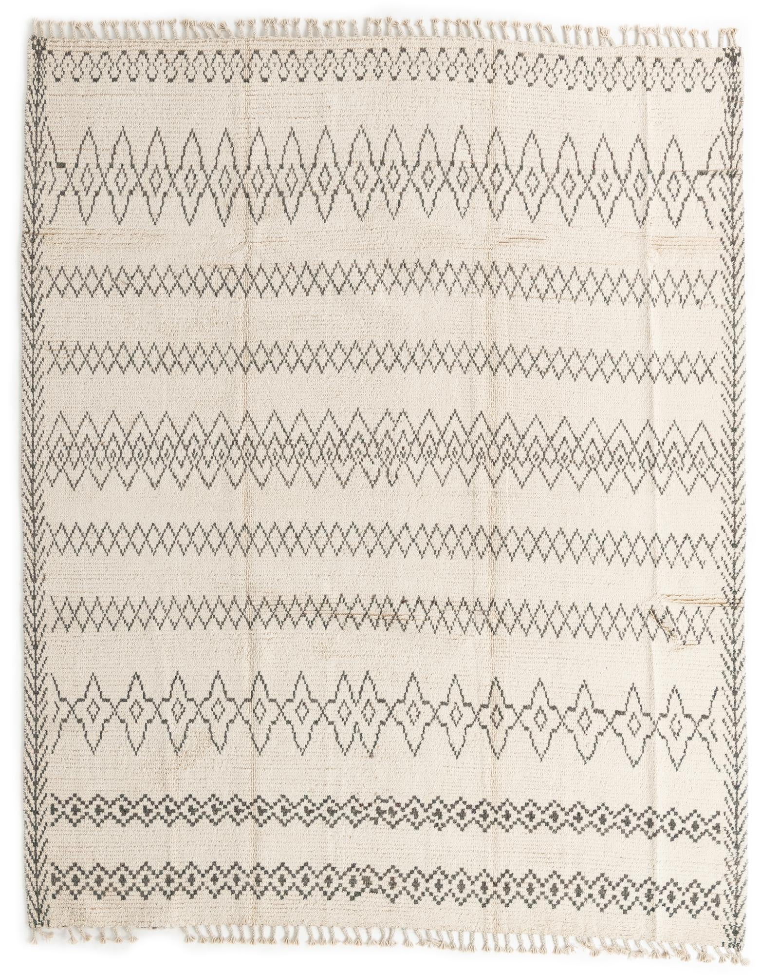 8' 3 x 10' 2 Hand Knotted Moroccan Wool Rug