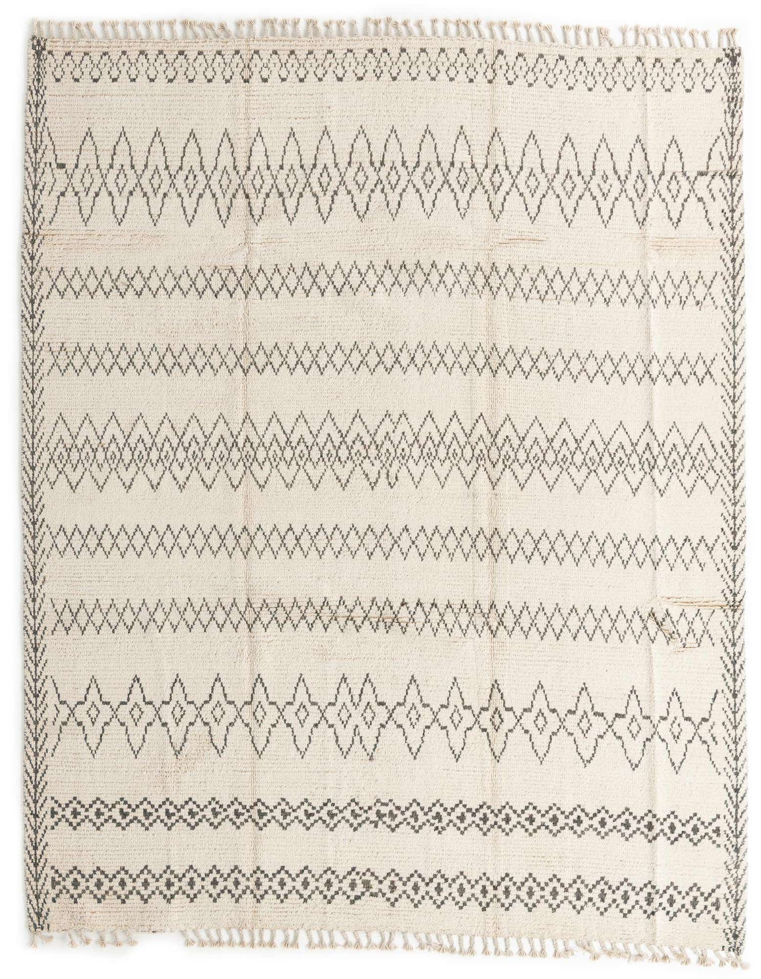 8' 3 x 10' 2 Hand Knotted Moroccan Wool Rug