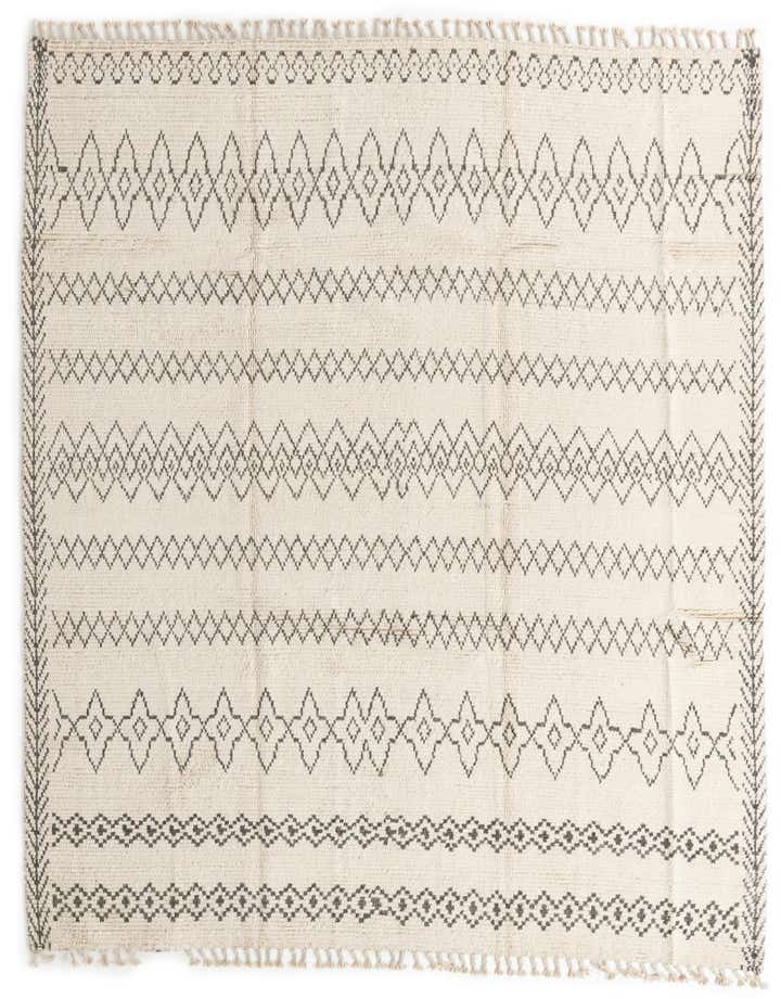 8' 3 x 10' 2 Hand Knotted Moroccan Wool Rug