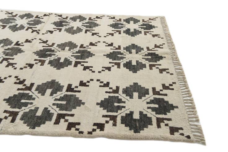 Detail image of 5' 9 x 8' Hand Knotted Moroccan Wool Rug