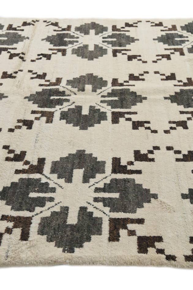 Detail image of 5' 9 x 8' Hand Knotted Moroccan Wool Rug