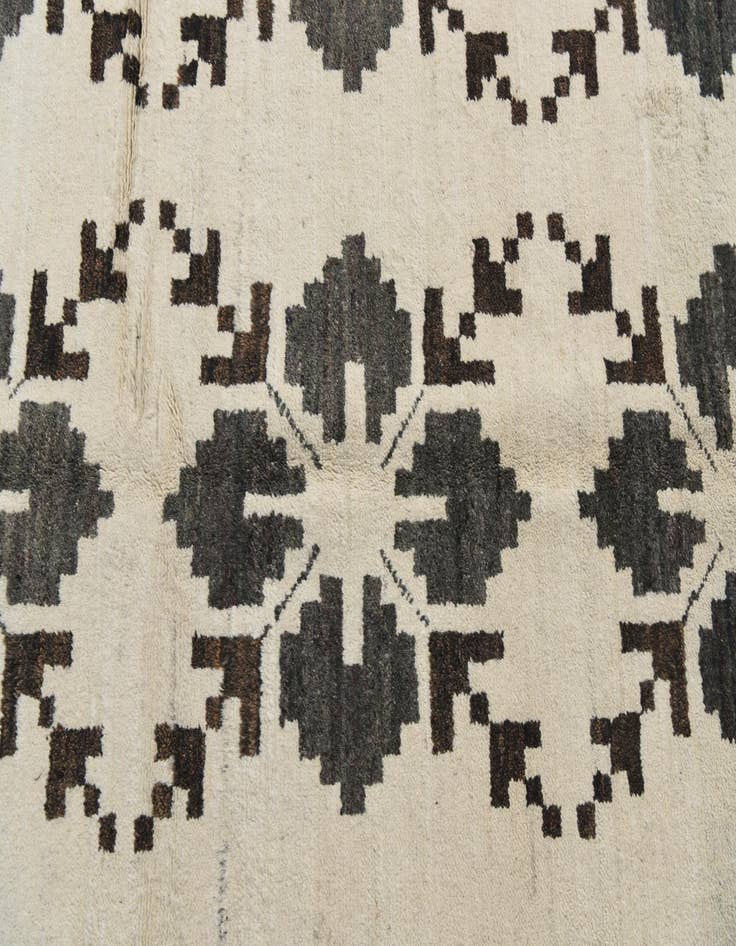 Detail image of 5' 9 x 8'  Hand Knotted Moroccan Wool Rug