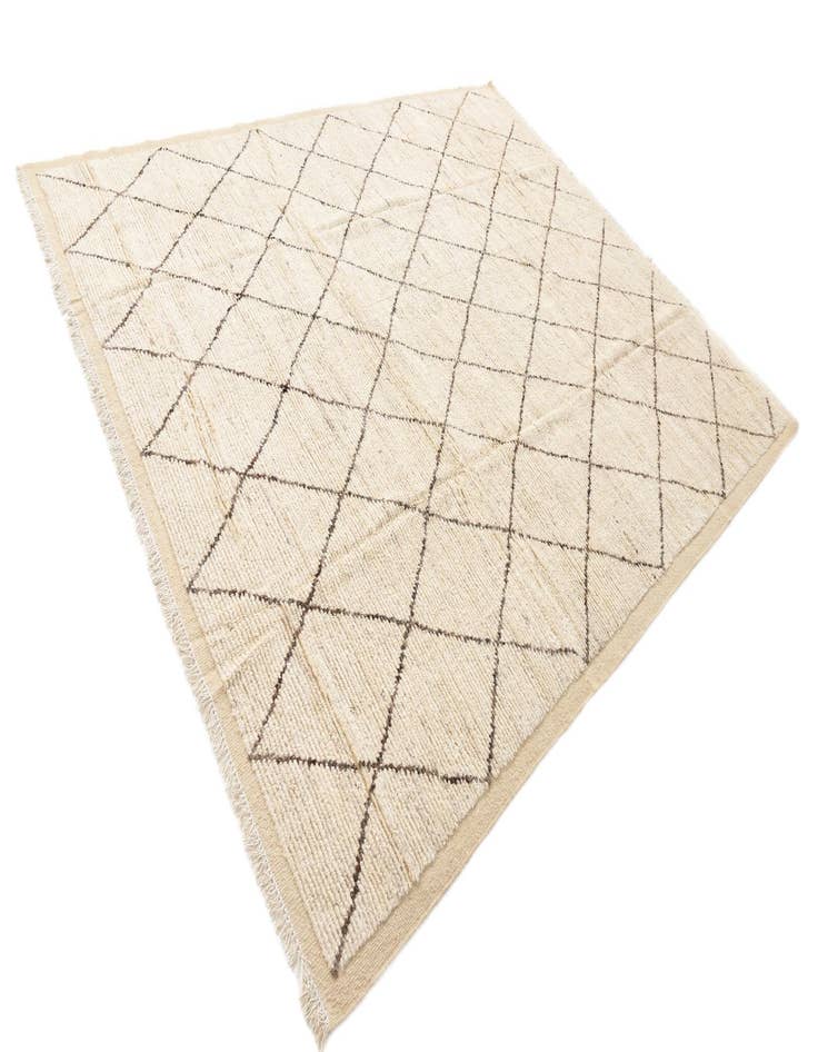 Detail image of 8' 6 x 10' 8  Hand Knotted Moroccan Wool Rug