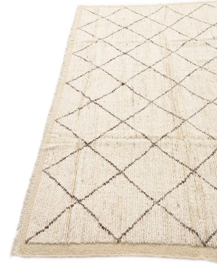 Detail image of 8' 6 x 10' 8  Hand Knotted Moroccan Wool Rug