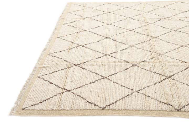 8' 6 x 10' 8 Hand Knotted Moroccan Wool Rug
