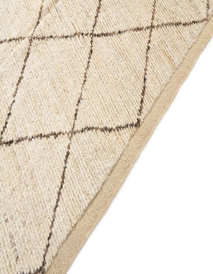 Detail image of 8' 6 x 10' 8  Hand Knotted Moroccan Wool Rug