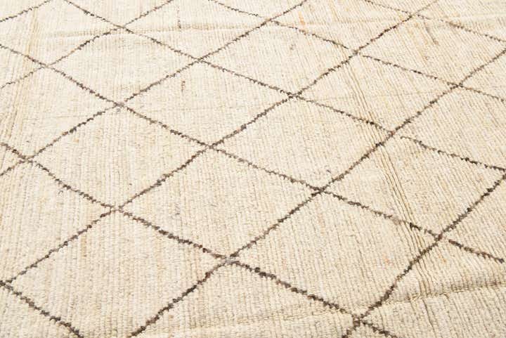 8' 6 x 10' 8 Hand Knotted Moroccan Wool Rug