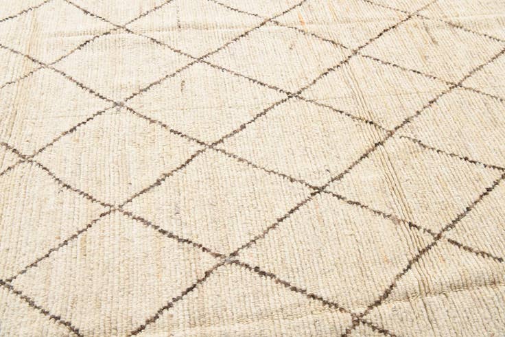 Detail image of 8' 6 x 10' 8 Hand Knotted Moroccan Wool Rug