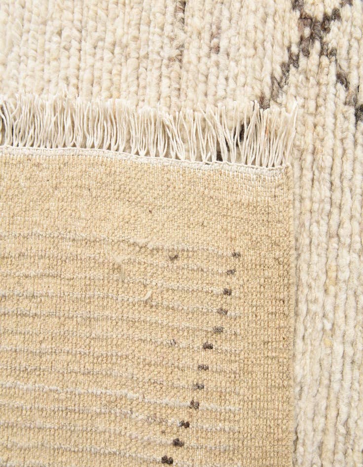 Detail image of 8' 6 x 10' 8  Hand Knotted Moroccan Wool Rug