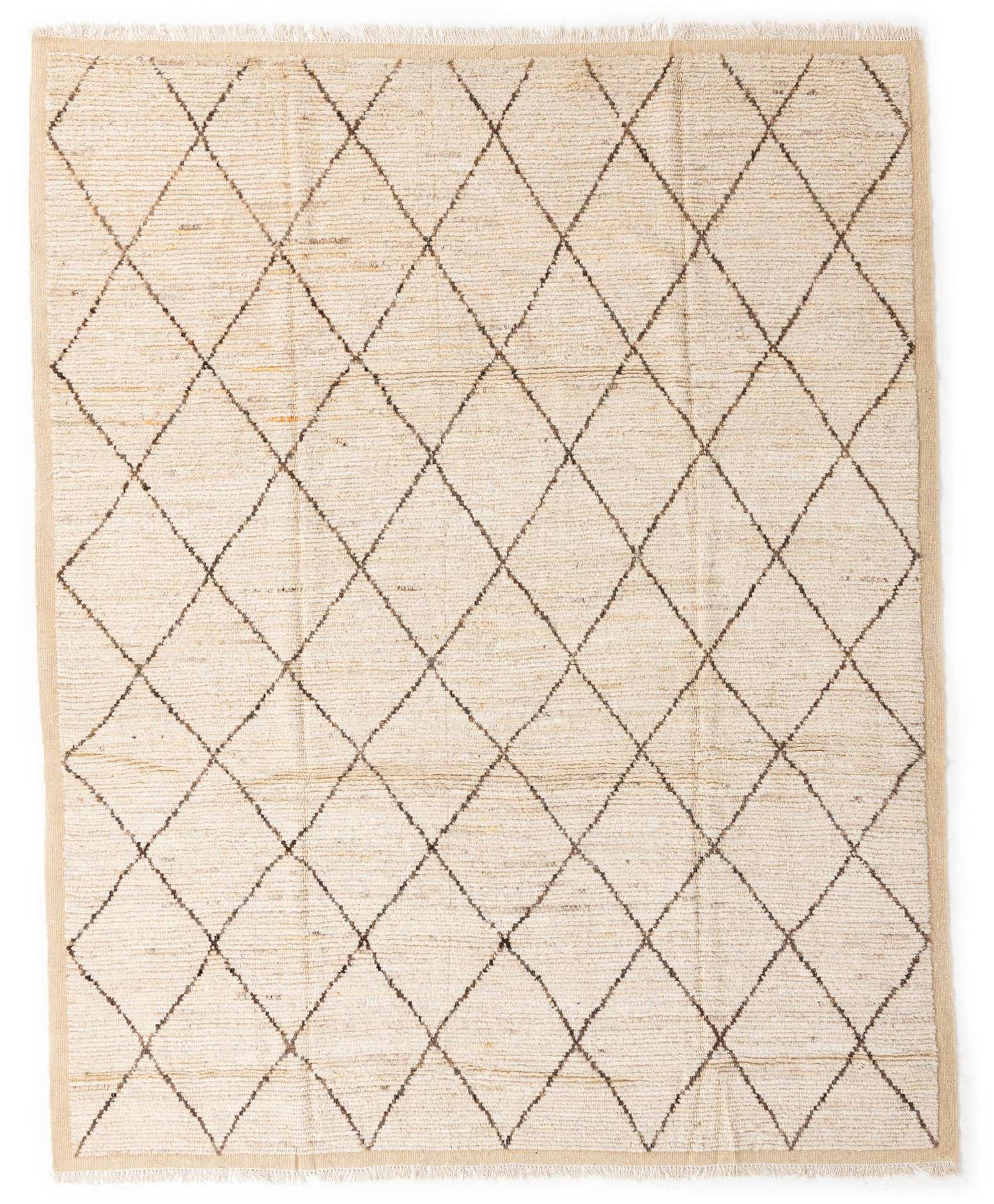 8' 6 x 10' 8 Hand Knotted Moroccan Wool Rug