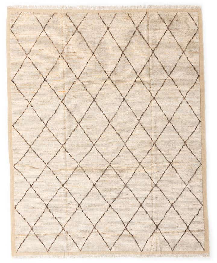 8' 6 x 10' 8 Hand Knotted Moroccan Wool Rug