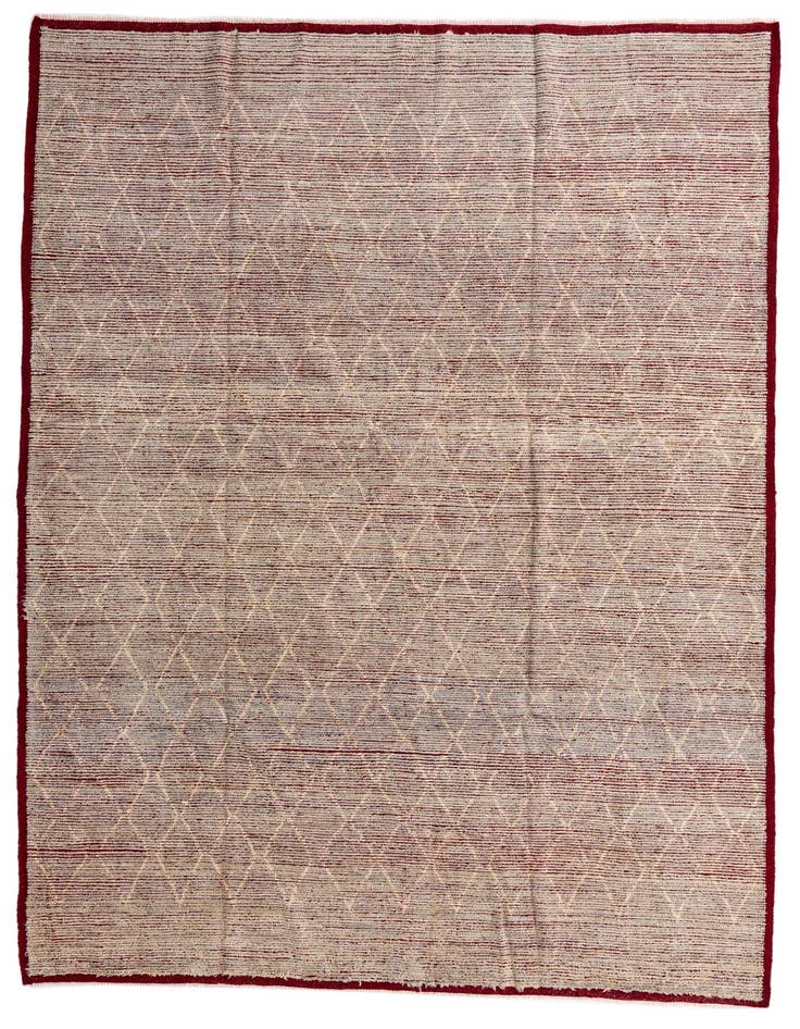 Detail image of 9' 3 x 13' Hand Knotted Moroccan Wool Rug