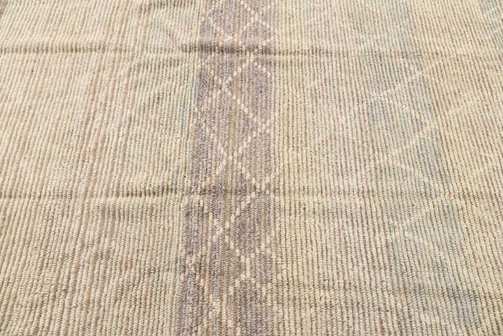 8' 5 x 10' Hand Knotted Moroccan Wool Rug