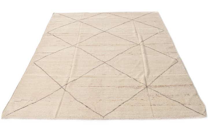 8' x 10' Hand Knotted Moroccan Wool Rug