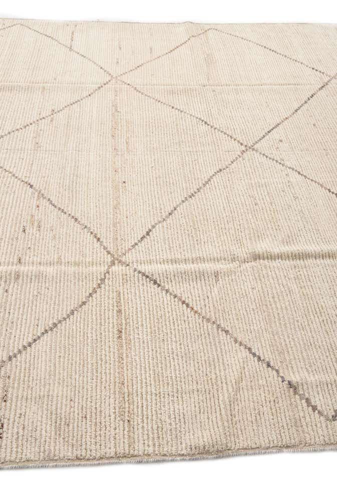 8' x 10' Hand Knotted Moroccan Wool Rug