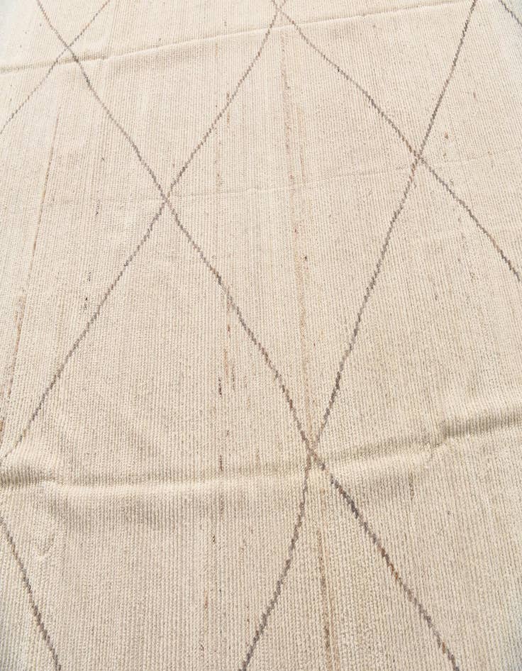 Detail image of 8' x 10'  Hand Knotted Moroccan Wool Rug