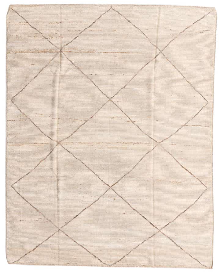 8' x 10' Hand Knotted Moroccan Wool Rug