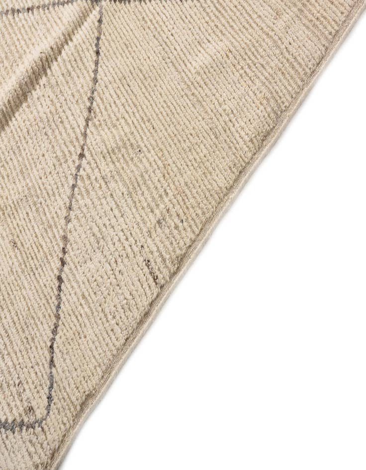 Detail image of 7' 10 x 9' 9  Hand Knotted Moroccan Wool Rug