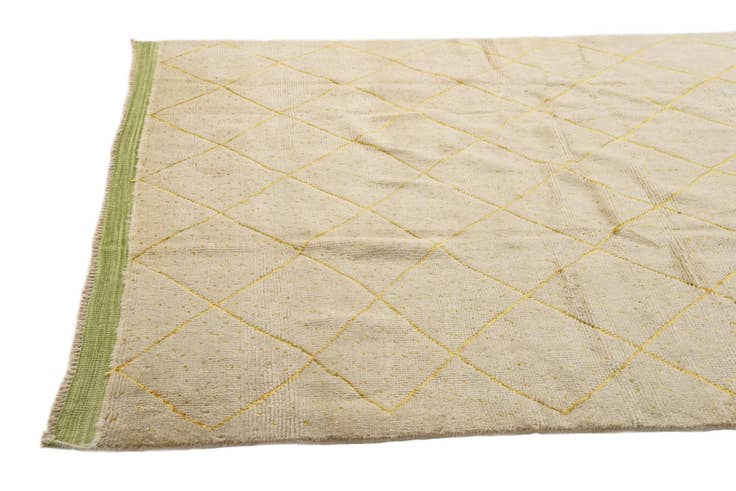 Detail image of 6' 4 x 10' 3 Hand Knotted Moroccan Wool Rug