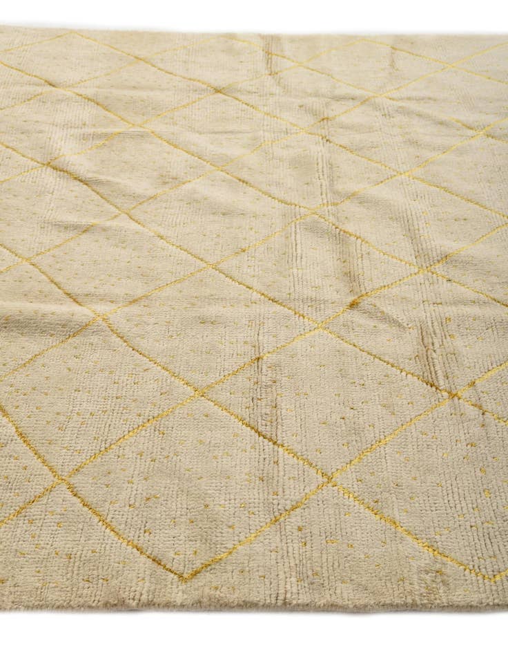 Detail image of 6' 4 x 10' 3  Hand Knotted Moroccan Wool Rug