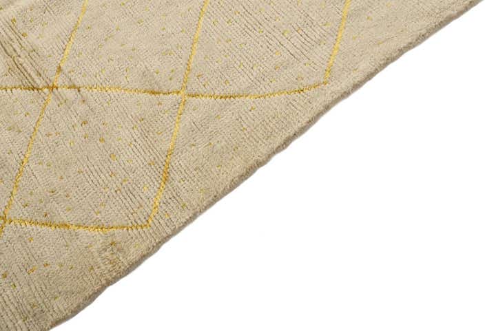 6' 4 x 10' 3 Hand Knotted Moroccan Wool Rug