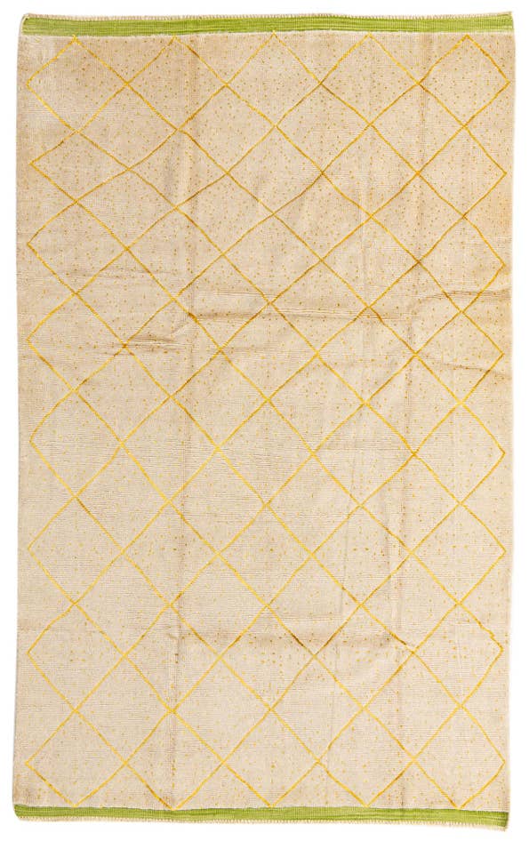 Detail image of 6' 4 x 10' 3 Hand Knotted Moroccan Wool Rug