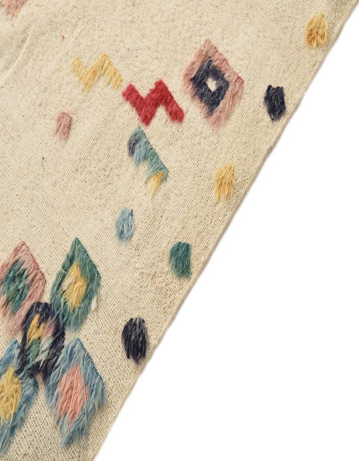 Detail image of 5' 5 x 8' 1  Hand Knotted Moroccan Wool Rug