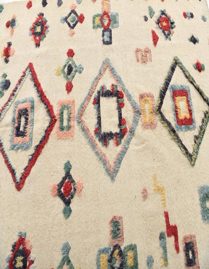Detail image of 5' 5 x 8' 1  Hand Knotted Moroccan Wool Rug