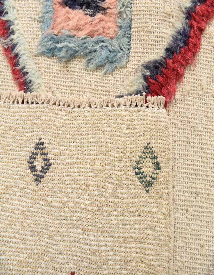 Detail image of 5' 5 x 8' 1  Hand Knotted Moroccan Wool Rug