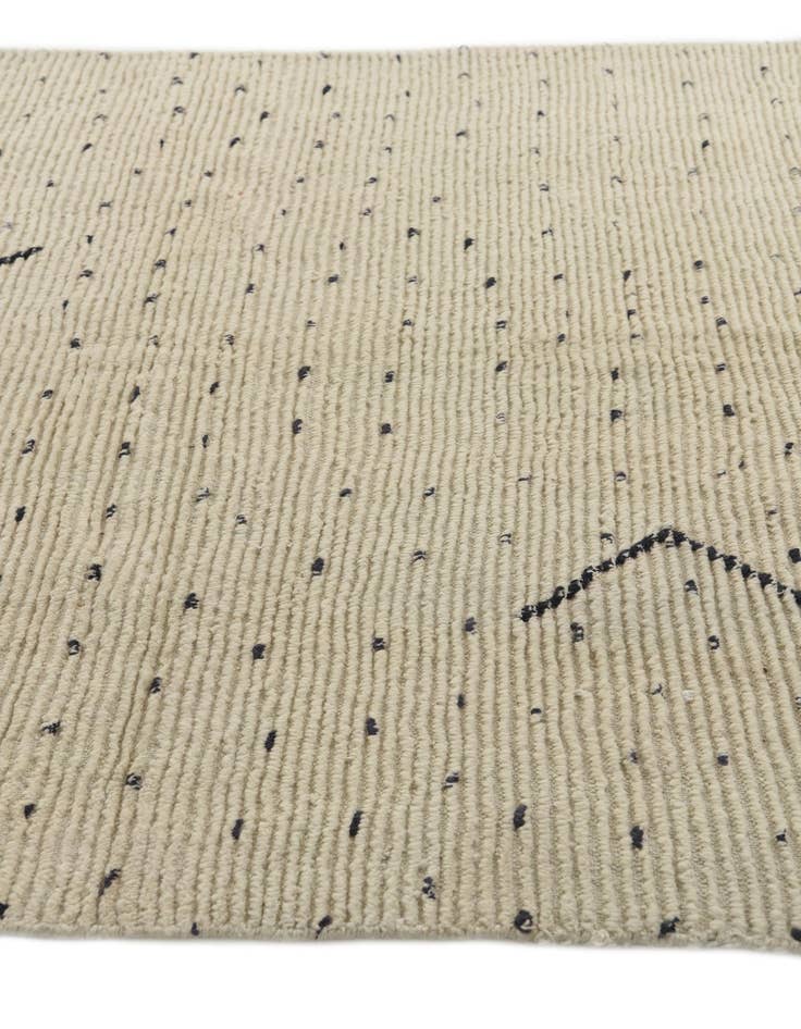 Detail image of 5' 7 x 7' 9  Hand Knotted Moroccan Wool Rug