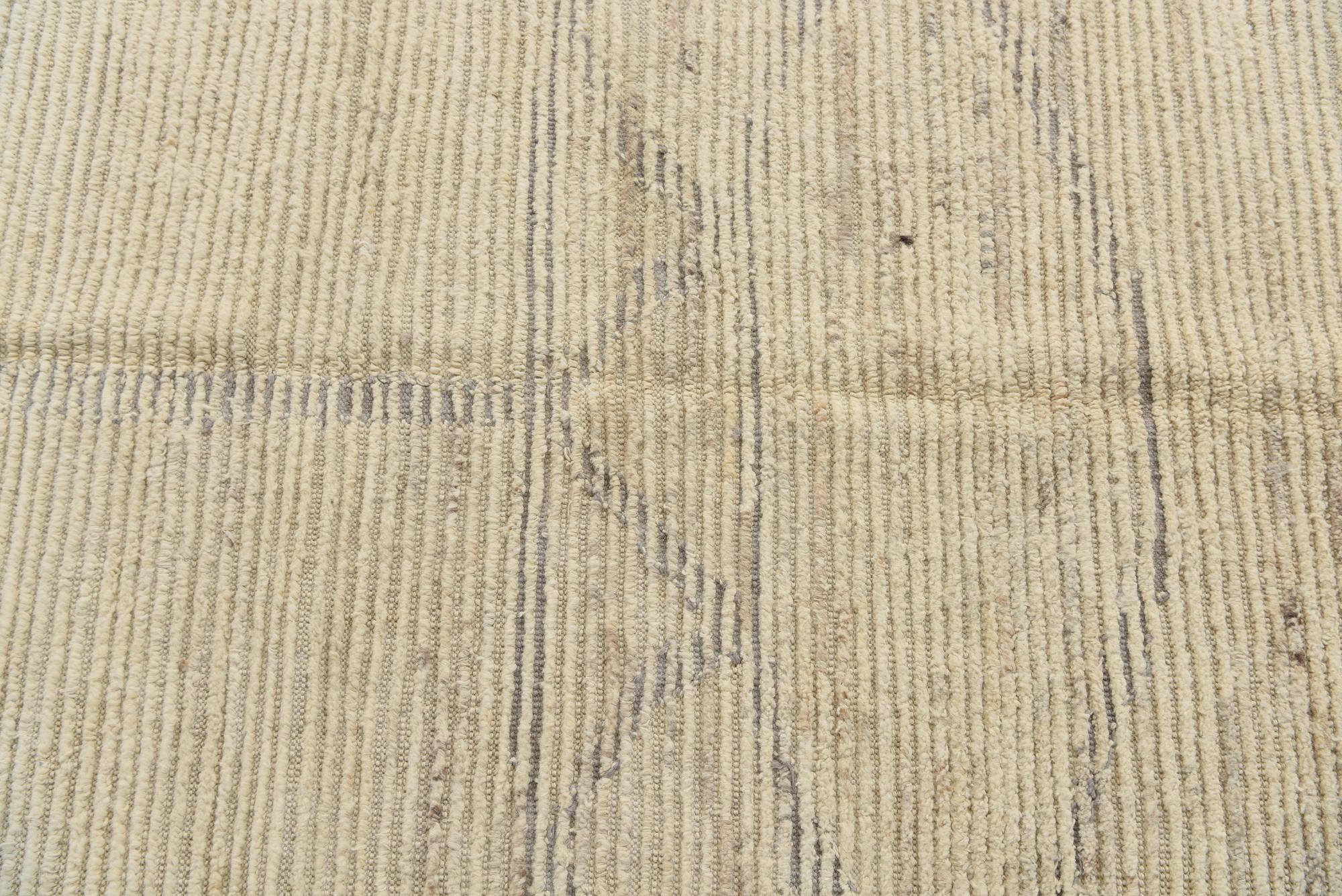 5' 7 x 8' Hand Knotted Moroccan Wool Rug