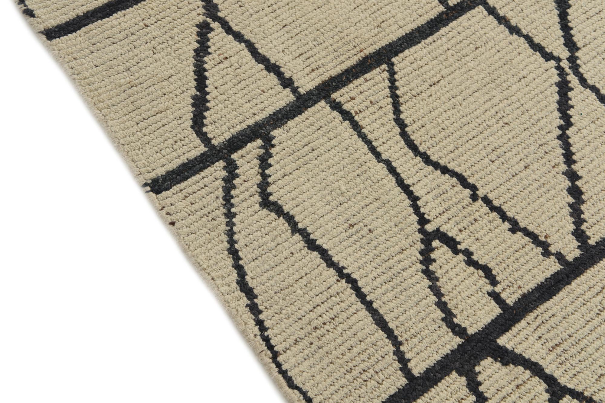 8' 4 x 10' 1 Hand Knotted Moroccan Wool Rug