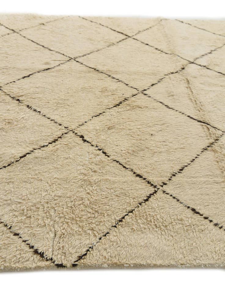 Detail image of 6' x 9'  Hand Knotted Moroccan Wool Rug