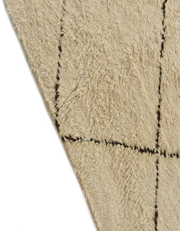 Detail image of 6' x 9'  Hand Knotted Moroccan Wool Rug