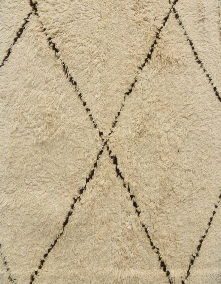 Detail image of 6' x 9'  Hand Knotted Moroccan Wool Rug