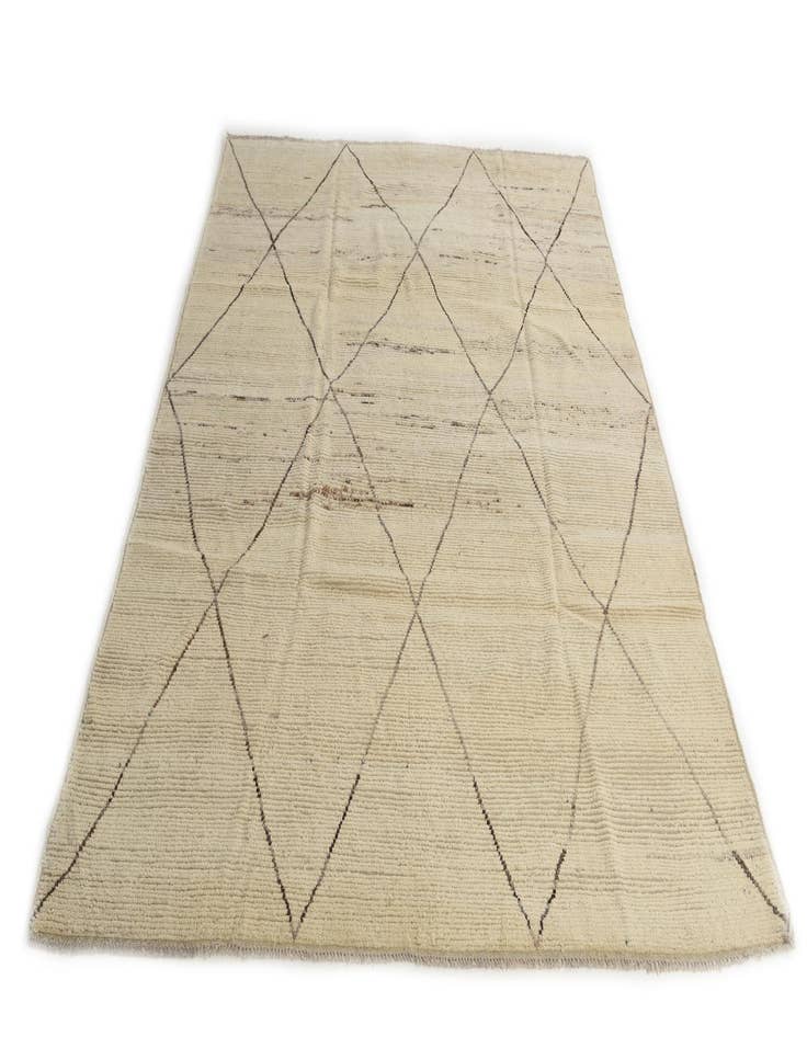 Detail image of 8' 3 x 10' 6  Hand Knotted Moroccan Wool Rug