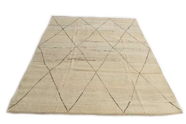 8' 3 x 10' 6 Hand Knotted Moroccan Wool Rug
