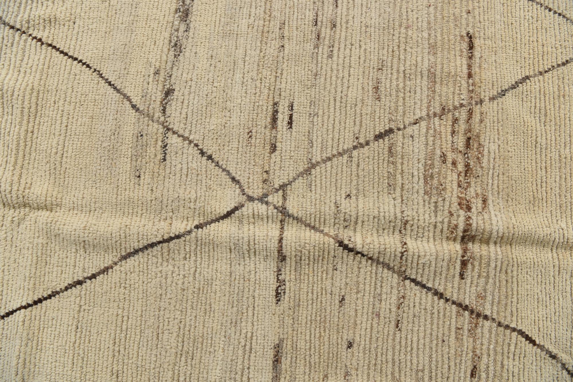 8' 3 x 10' 6 Hand Knotted Moroccan Wool Rug