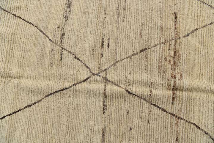 8' 3 x 10' 6 Hand Knotted Moroccan Wool Rug