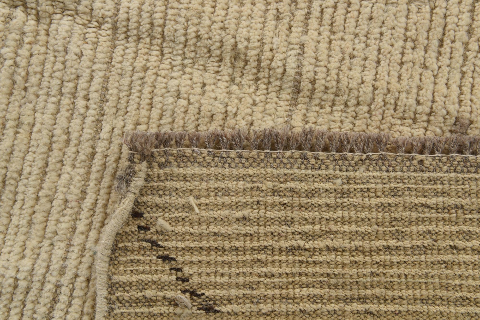 8' 3 x 10' 6 Hand Knotted Moroccan Wool Rug