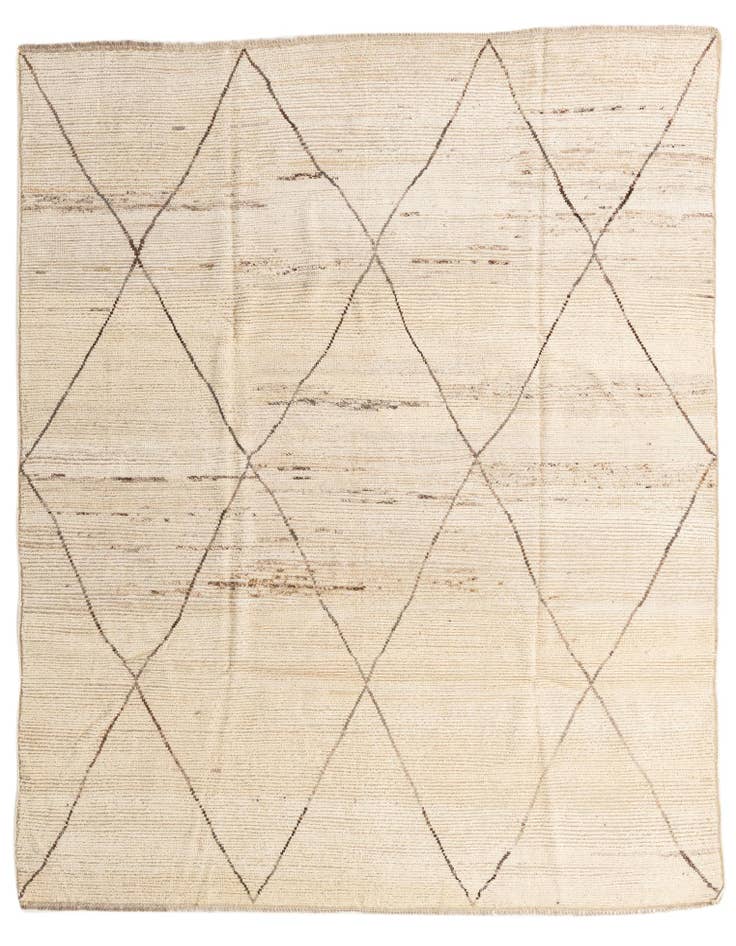 Detail image of 8' 3 x 10' 6 Hand Knotted Moroccan Wool Rug