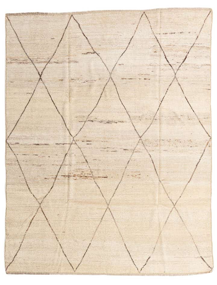 8' 3 x 10' 6 Hand Knotted Moroccan Wool Rug