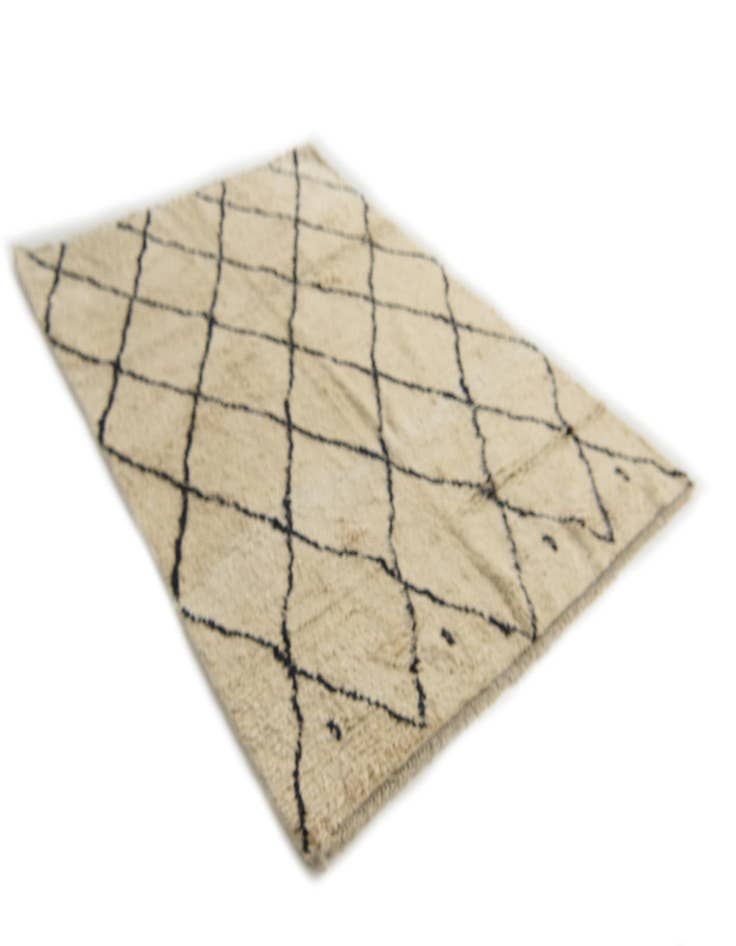 Detail image of 5' 5 x 8' 1  Hand Knotted Moroccan Wool Rug