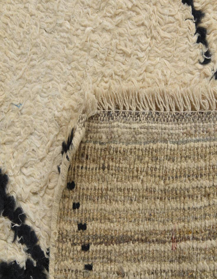 Detail image of 5' 5 x 8' 1  Hand Knotted Moroccan Wool Rug