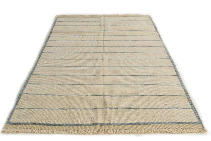 5' x 7' 2 Hand Knotted Moroccan Wool Rug