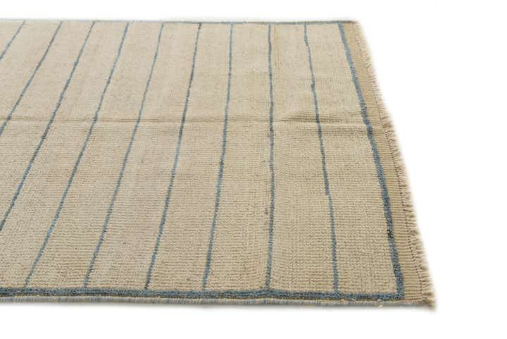 5' x 7' 2 Hand Knotted Moroccan Wool Rug